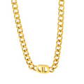 NECKLACE, 18K GOLD PLATED STEEL